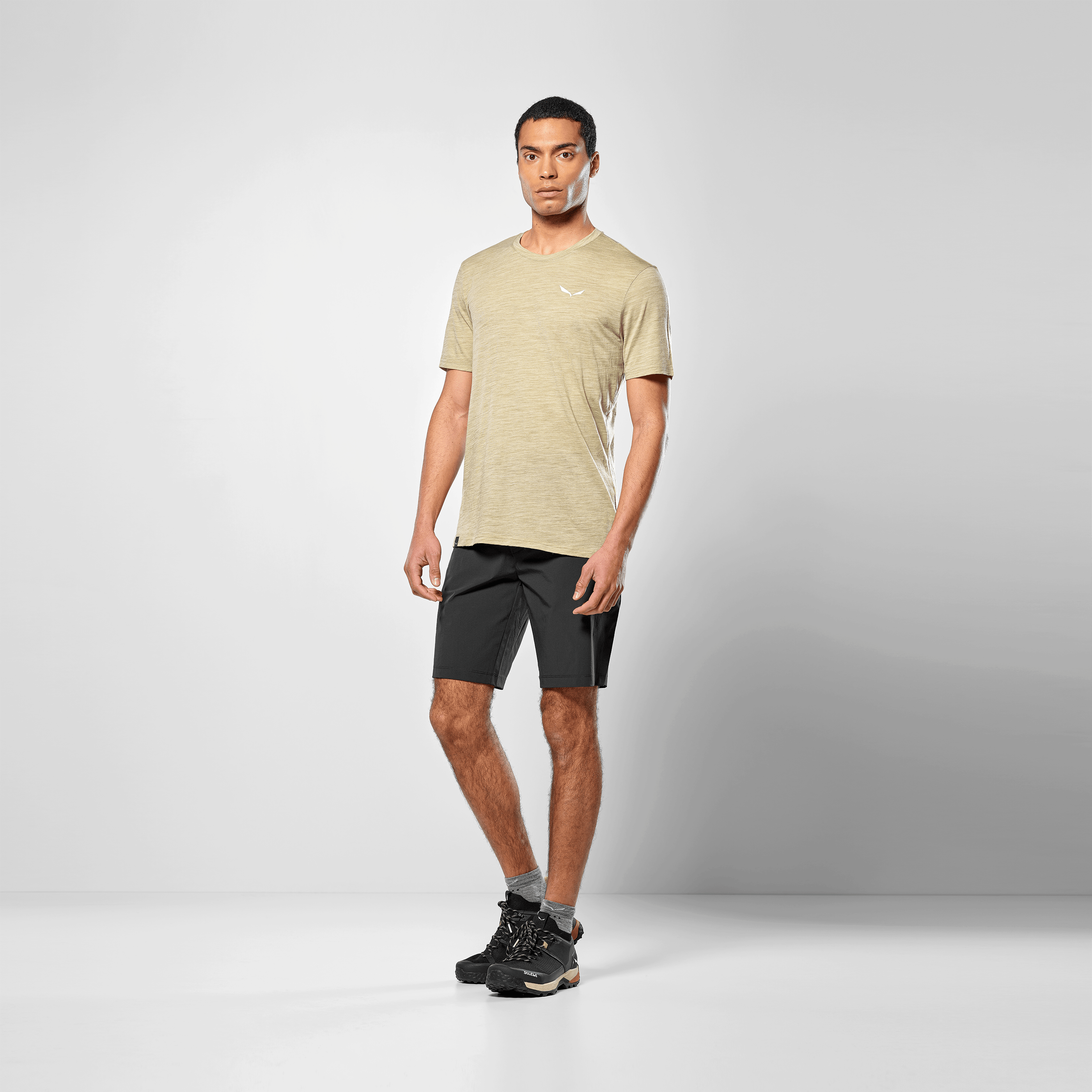 Eagle Minilogo Merino T-Shirt Män