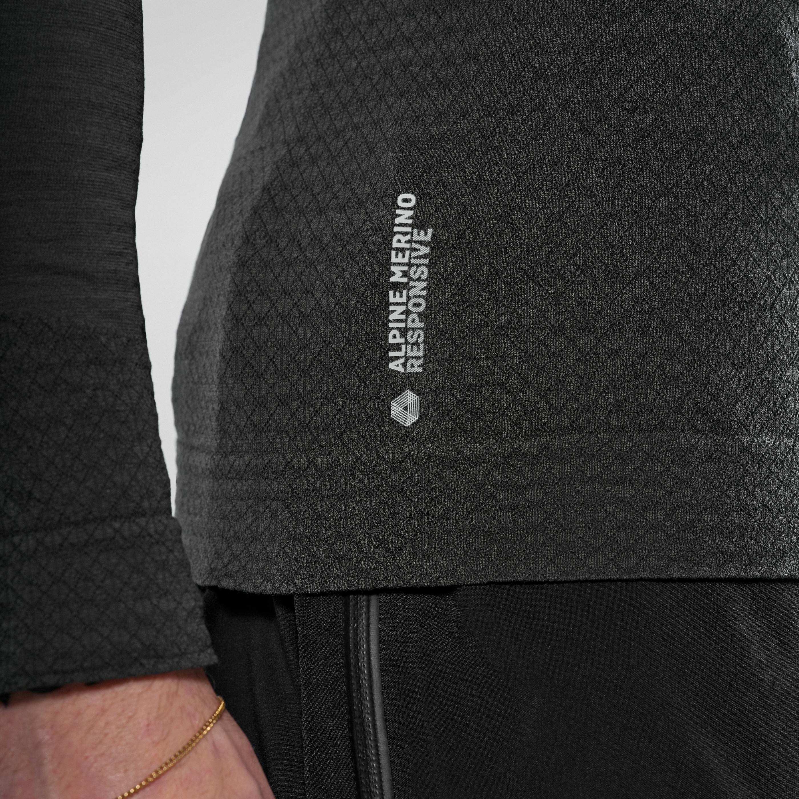 Zebru responsiv longsleeve T-shirt för herrar