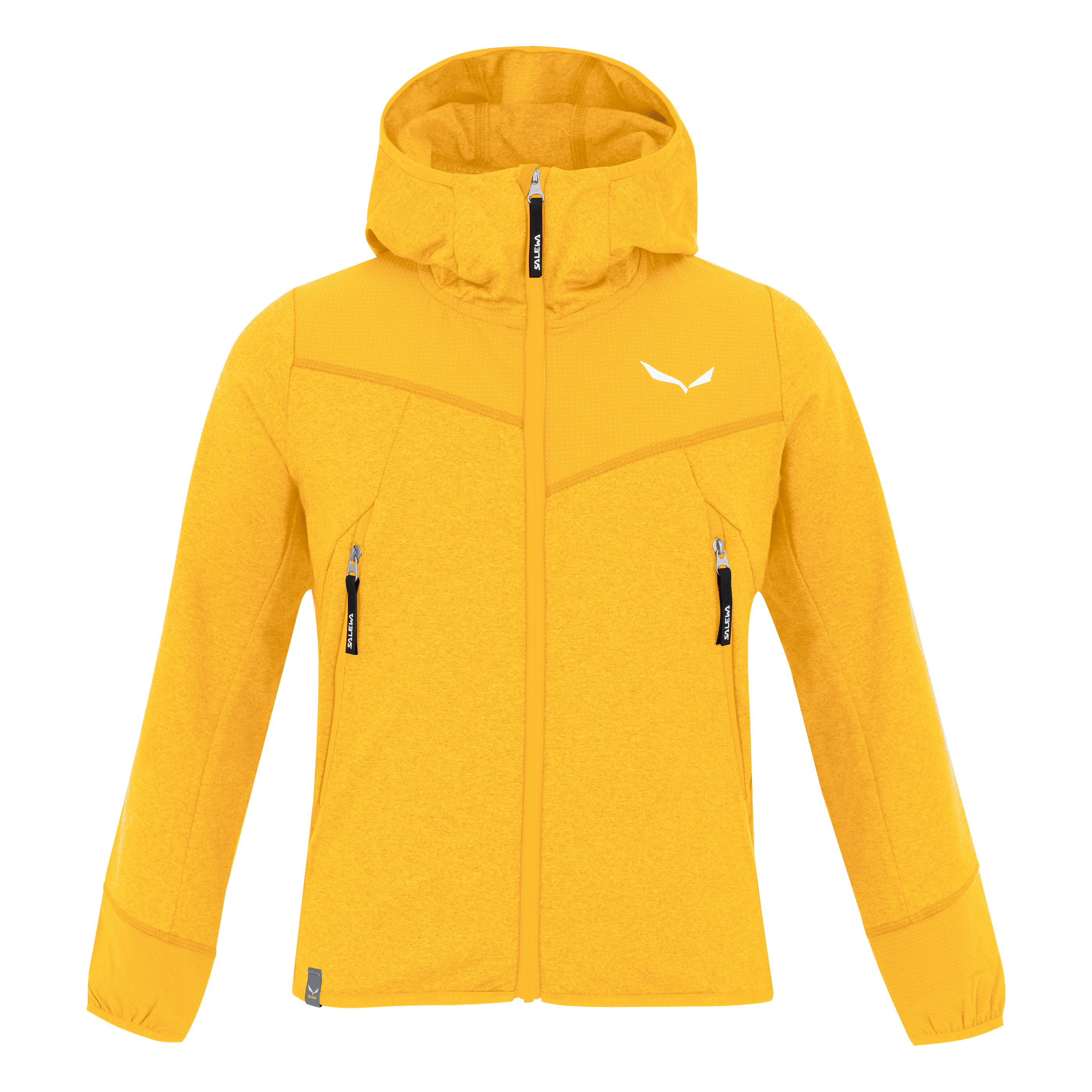 Agner Melange Polarlite Full Zip Barns Halsdukjacka