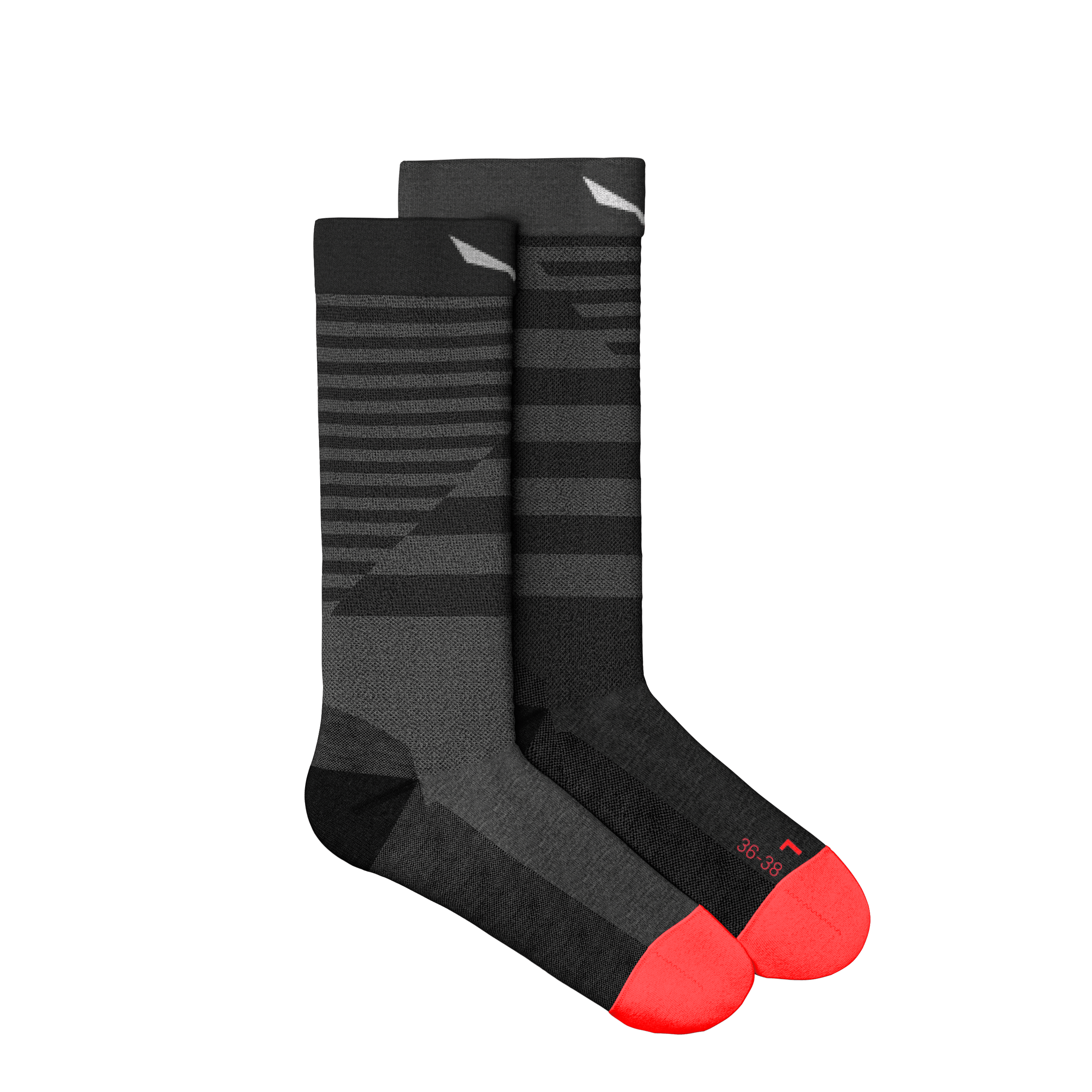 Fanes Hybrid Stripes Merino Crew Sockor Kvinnor