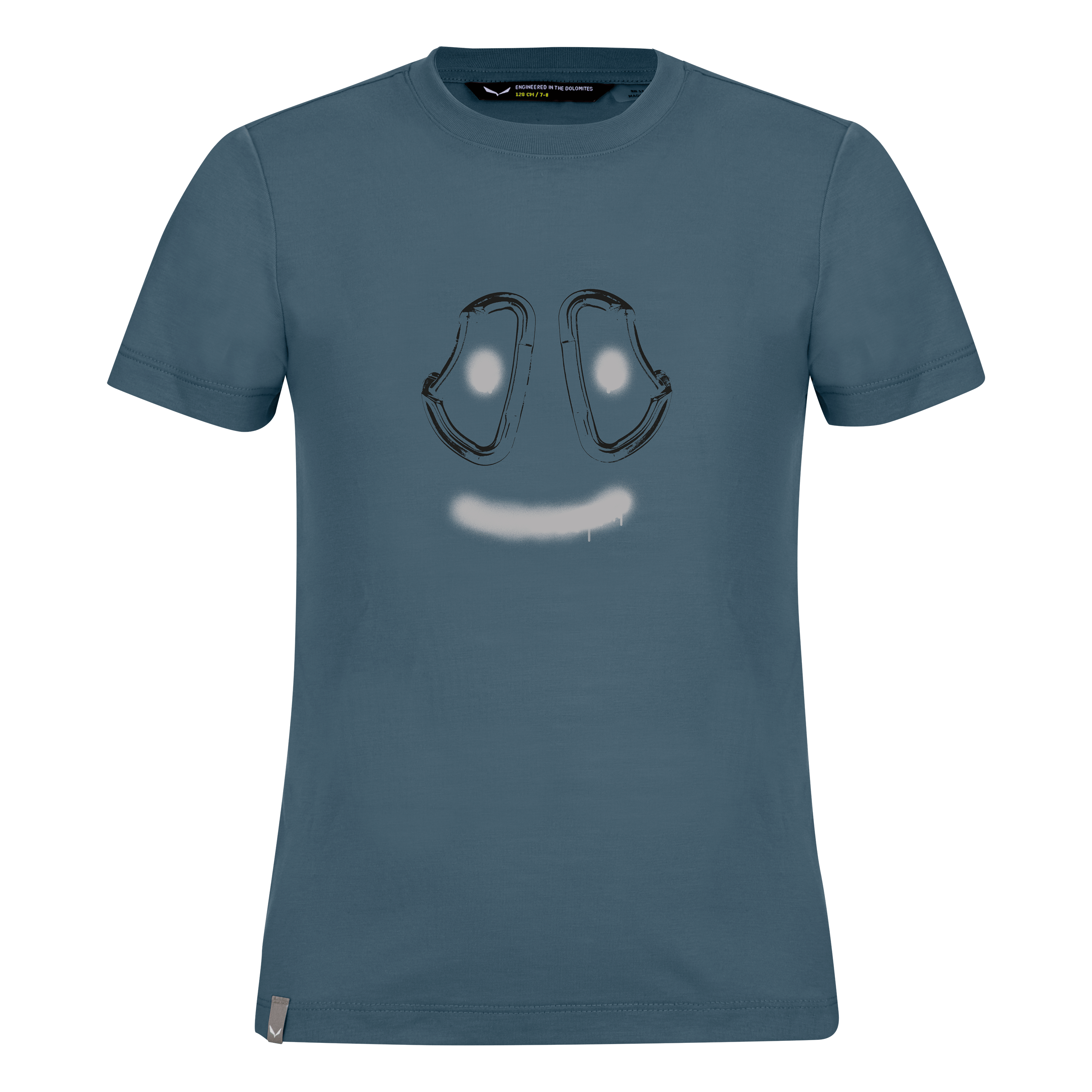 Grafisk torkad kortärmad T-shirt för barn
