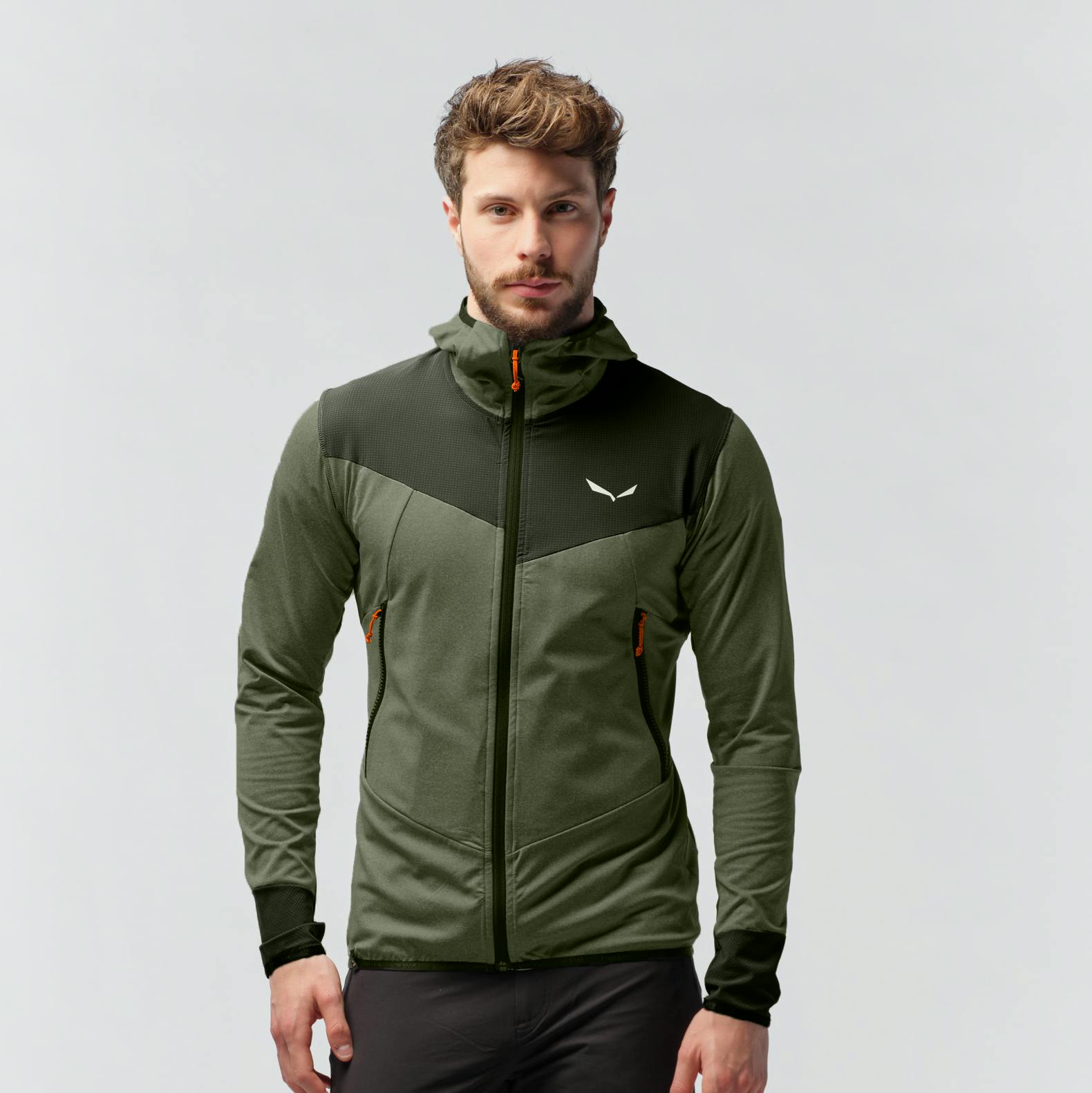 Agner Hybrid Polarlite Durastretch Manlig Hoodad Jacket